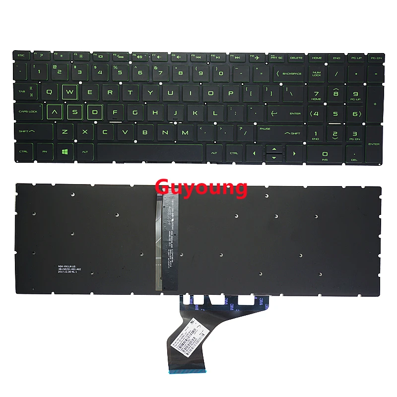 Клавиатура с подсветкой для ноутбука HP 15-DA 15-DB 15-DX 15-DR 250 G7 255 английская