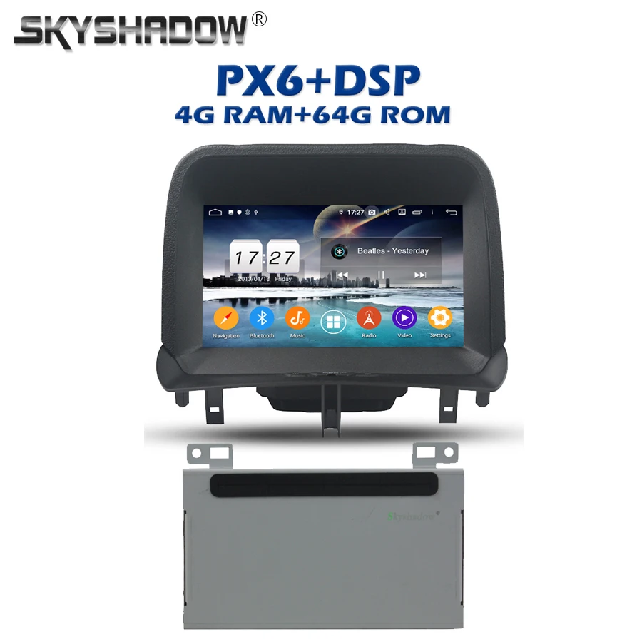 720P беспроводной Carplay PX6 IPS Android 10 4 гб + 64 автомобильный DVD плеер GPS RDS радио Wifi Bluetooth