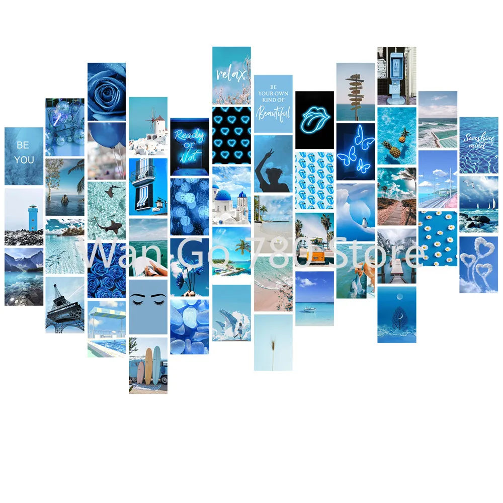 50 шт. Неоновые Настенные коллажи для фотографий в богемном стиле | Дом и сад