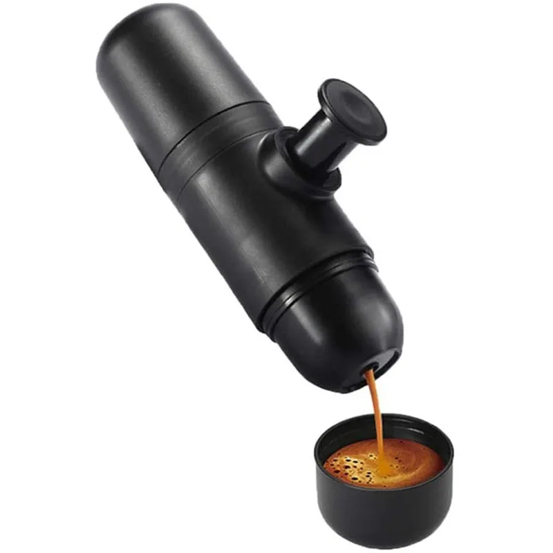 

Mini Portable Coffee Machine 70ml Pressure Espresso Manual Handheld Coffee Maker for Car Travel Camping Hiking Home Office