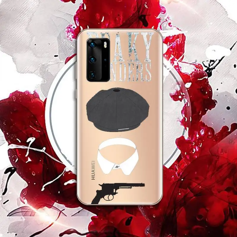 

Peaky Blinders Thomas Phone Case Transparent for Huawei P20 P30 P40 lite pro P smart 2019 honor 8x 10i