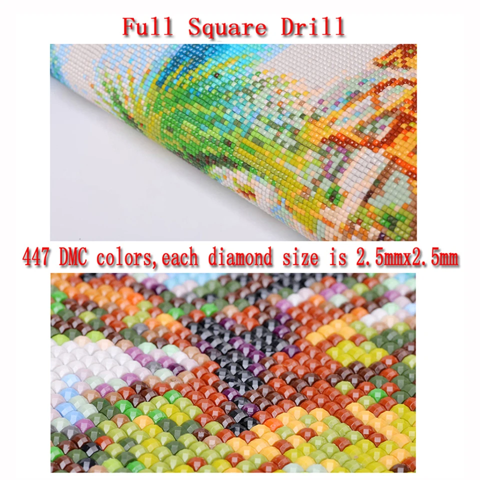 Картина Настенная 5d алмазная атака на Титанов вышивка квадратной формы