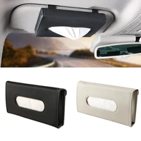 car tissue box towel sets car sun visor tissue box holder auto interior storage car accessories storage decoration