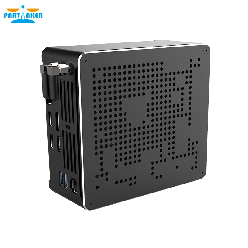 Partaker Mini Gaming PC Intel Core i9 9980HK 8 Cores 16 Threads Desktop Computer 2*DDR4 2*M.2 NVMe Win10 Pro 4K HTPC HDMI DP | Компьютеры