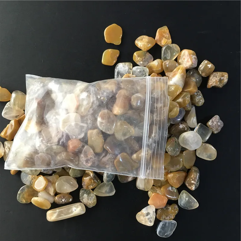 50 г/100 г/1000 г оптовая продажа 9-12 мм желтый кроличий волос камень хрустальные