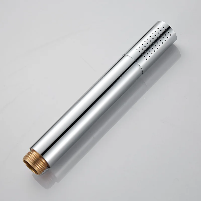 

1Pc Batnroom Rain Hand Shower Head Chrome Water-saving Shower Head Solid Copper Round Square Bar Shower Head