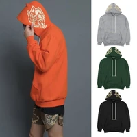 autumn and winter new sports sweater mens muscle fitness brother europe america loose leisure long sleeve hooded jacket