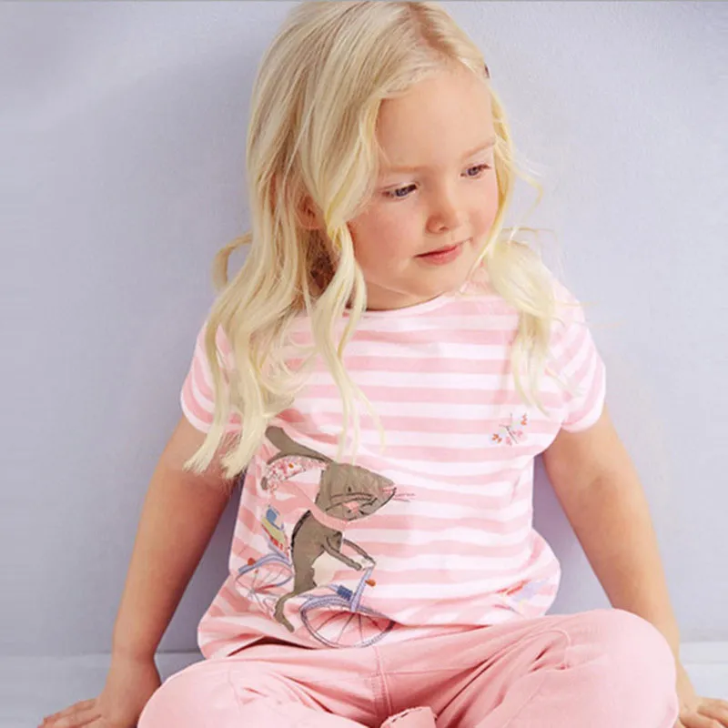 Детские футболки для девочек мальчиков одежда малышей летняя рубашка маленьких