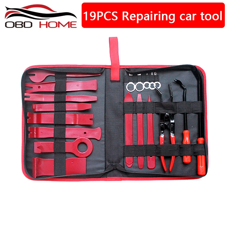 19 шт. OBD2 портативный автомобильный радиоприемник дверной зажим панель отделка