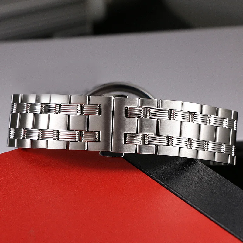 Стальной ремешок мужской оригинальный браслет 19 мм для часов Tissot 1853 Hengyi серии