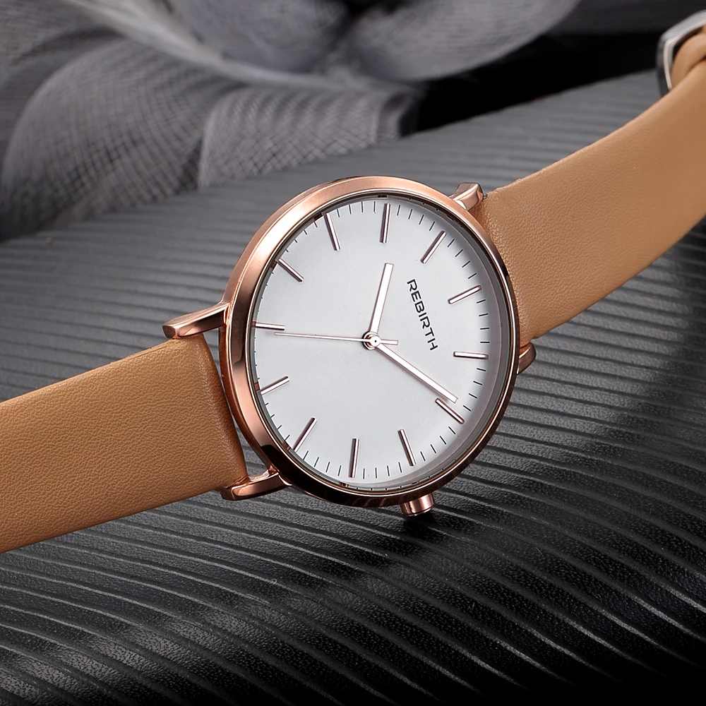 Genuine PU Women Watches Top Brand Elegant Unisex Casual Analog Clock Business Watch Men Wristwatch Ladies Gold Dress Male | Дом и сад