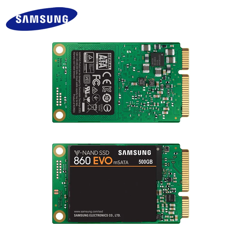 SSD SAMSUNG 860 EVO mSATA жесткий диск HD 1 ТБ 500GB Внутренний твердотельный 250GB 550Mbs HDD для