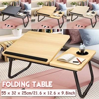 new adjustable foldable desk shelf dormitory bed laptop stand book reading laptop studying table size 55 x 32 x 25cm