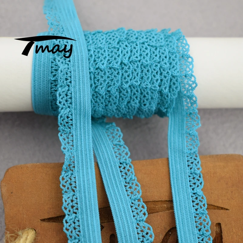 #1619 #1620 рекламная эластичная лента кружевная отделка 8 ярдов/партия одежда сделай