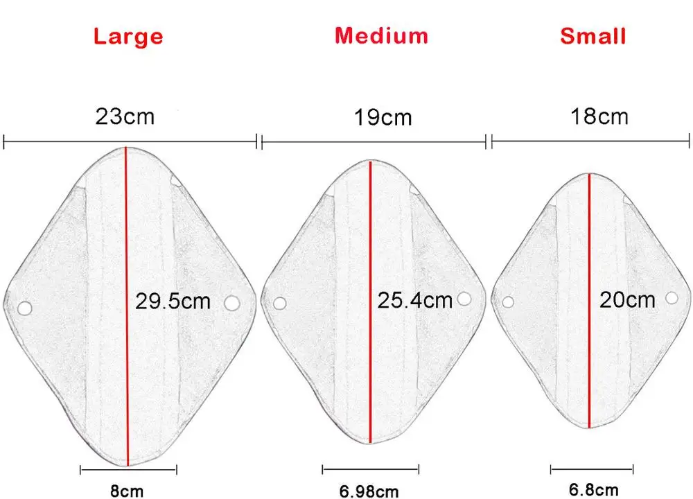 Многоразовые гигиенические прокладки из органической бамбуковой ткани супер