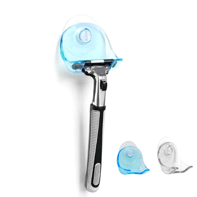 New Eco-Friendly Super Suction Cup Razor holder shower Rack Bathroom Shaver Storage Sucker Wall Hook Promotion | Дом и сад