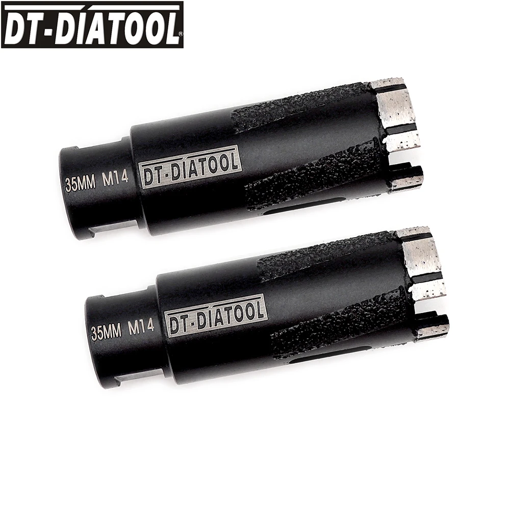 DT-DIATOOL 2 шт./компл. 35 мм лазерная сварка алмазное сухое сверление отверстий пила