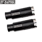 DT-DIATOOL 2 шт.компл. 35 мм лазерная сварка алмазное сухое сверление отверстий пила сверло сердечник Сегментированный с боковой защитой резьба m14