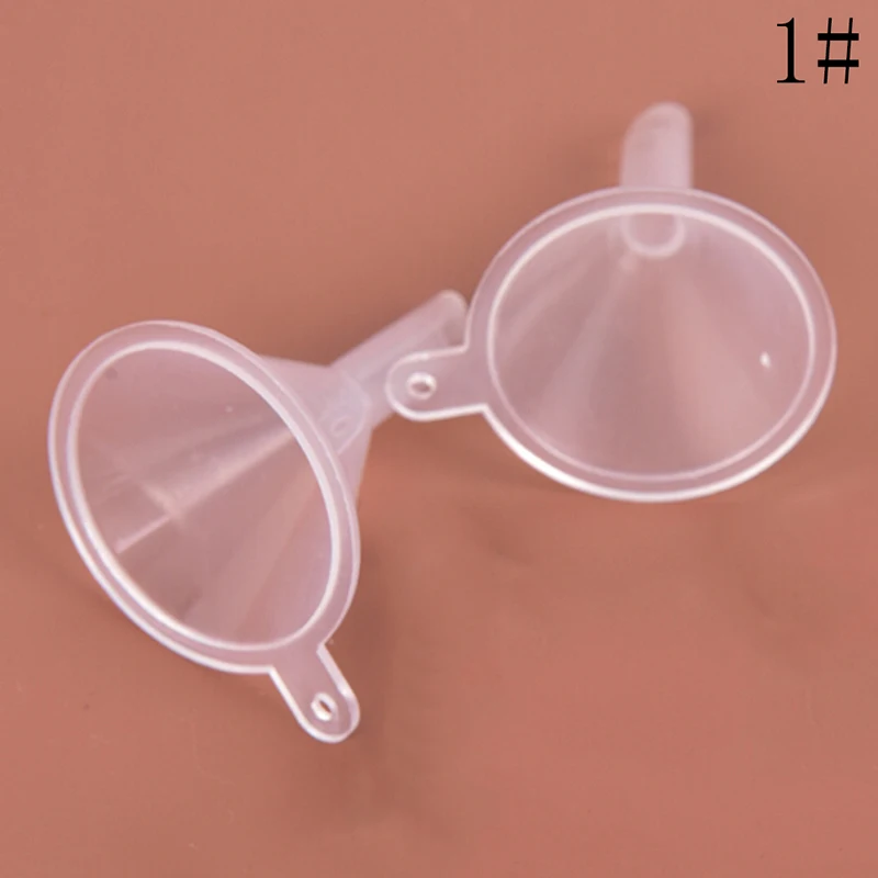 

2Pcs/lot New Small Plastic For Perfume Diffuser Bottle Mini Liquid Oil Funnels Lab