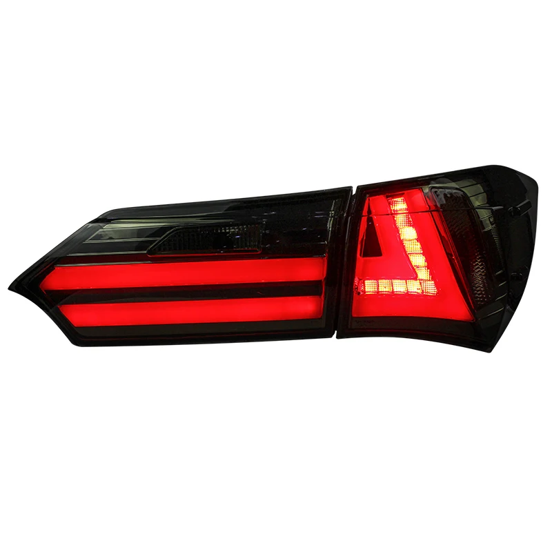 Модифицированные светодиодные задние фары красного цвета в полоску подходят для