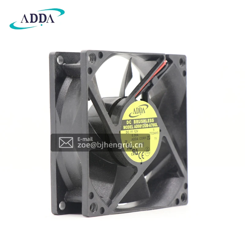 Новый оригинальный чехол для компьютера Taiwan ADDA AD0812UB A70GL 8025 DC12V 0.30A|Системы HVAC и