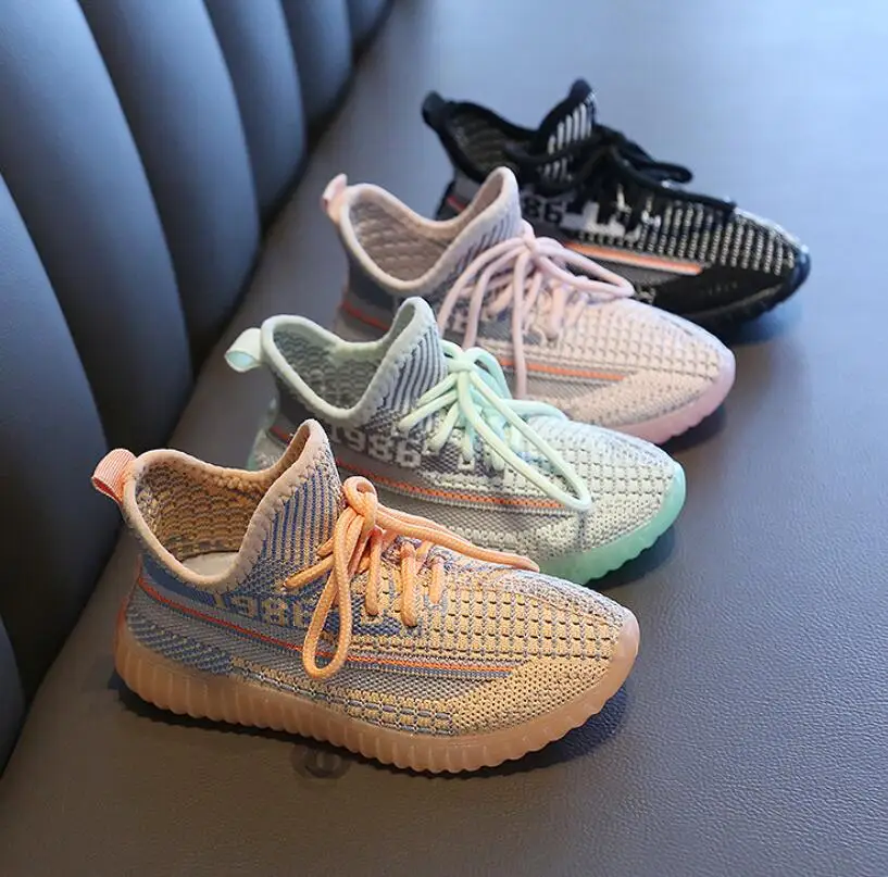 Осенние модные кроссовки для мальчиков и девочек кожаные малышей маленьких