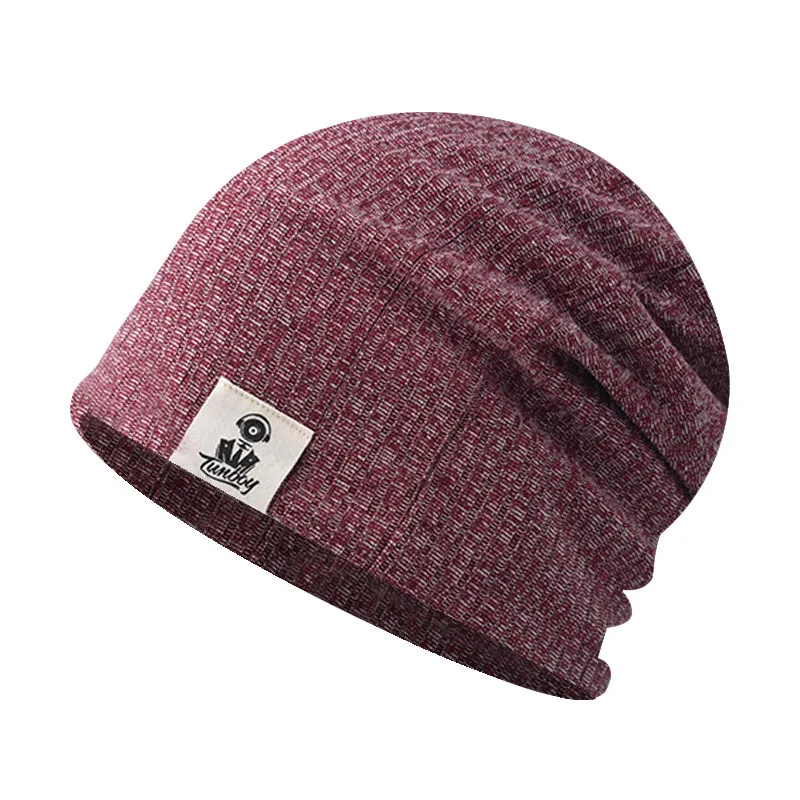 

2021 New Unisex Solid Color Slouchy Beanie for Women Man Caps Turban Skullies Beanies Female Elastic Knitted Hats Dropshipping