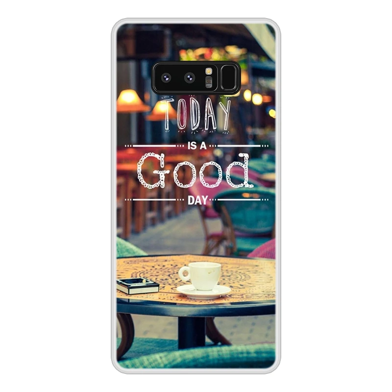 Phone Case for Samsung Galaxy Note8 8 Soft Silicone TPU Cute Pattern Print Coque Cases In Stock |