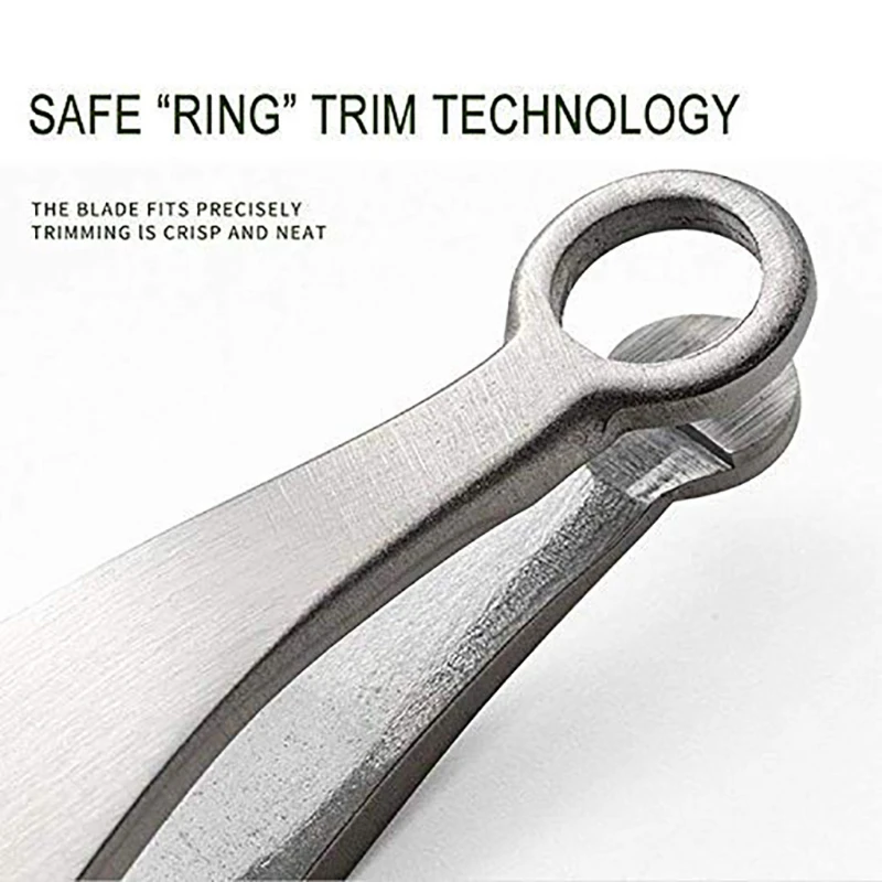 

Universal Nose Hair Trimming Tweezers Stainless Steel Round Tip Eyebrow Clippers Hair Removal Grooming Scissor Unisex