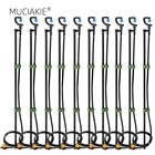 Разбрызгиватели MUCIAKIE, 180 градусов, на 50 см, из черного стекловолокна, шланг 1 м, система полива сада, насадки высотой 19,6 дюйма, 10 шт.