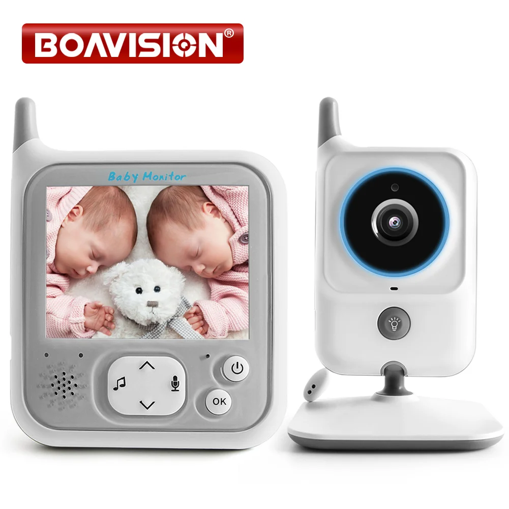 VB607 Video Baby Monitor 2.4G Wireless 3.2 Inches LCD Two Way Audio Talk Night Vision Surveillance Security Camera Babysitter