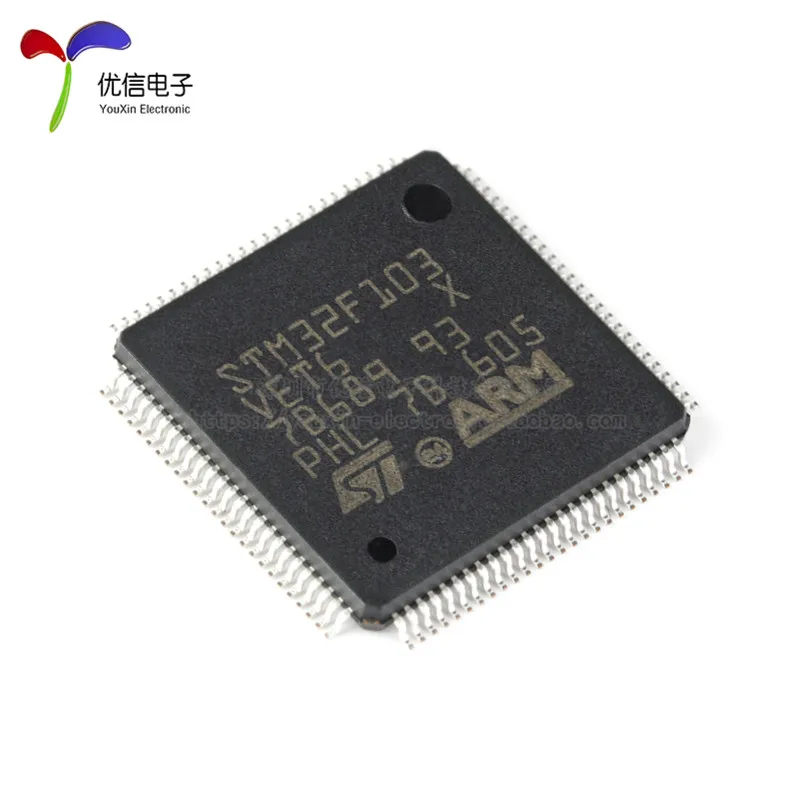 1/pcs/lot STM32F103VET6 STM32F103 LQFP-100 In Stock ARM Cortex-M3
