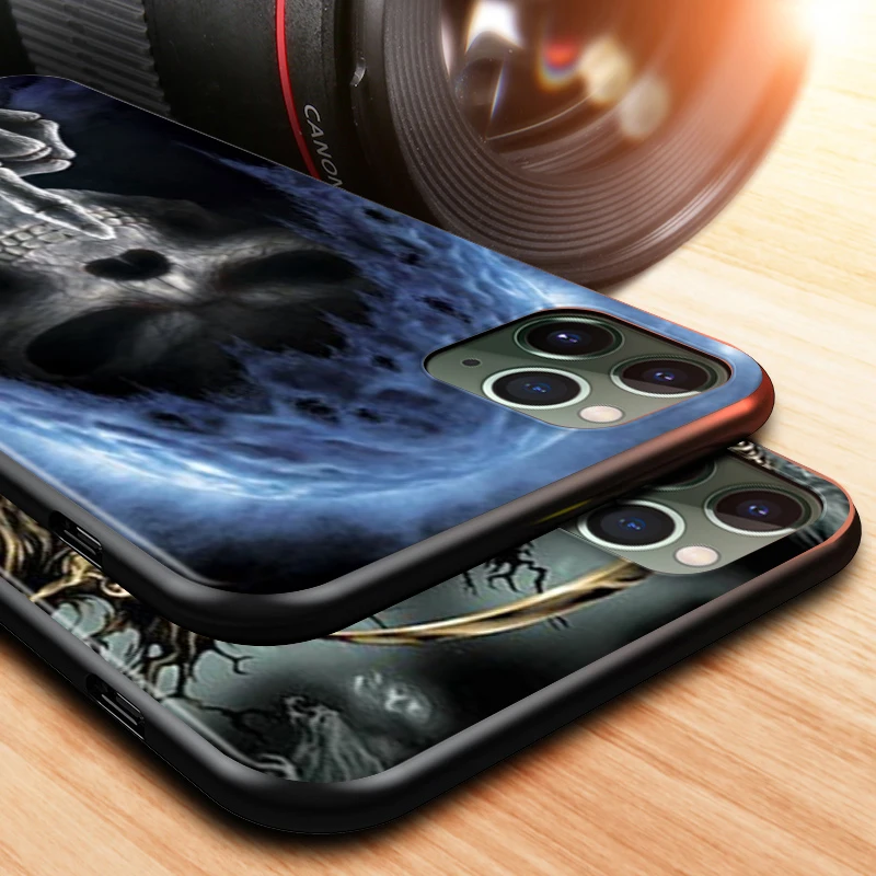 

Fantastic skeleton ghost for Apple iPhone 12 Mini 11 XS Pro Max X XR 8 7 6 6S Plus SE 5 5S 2020 Phone Case