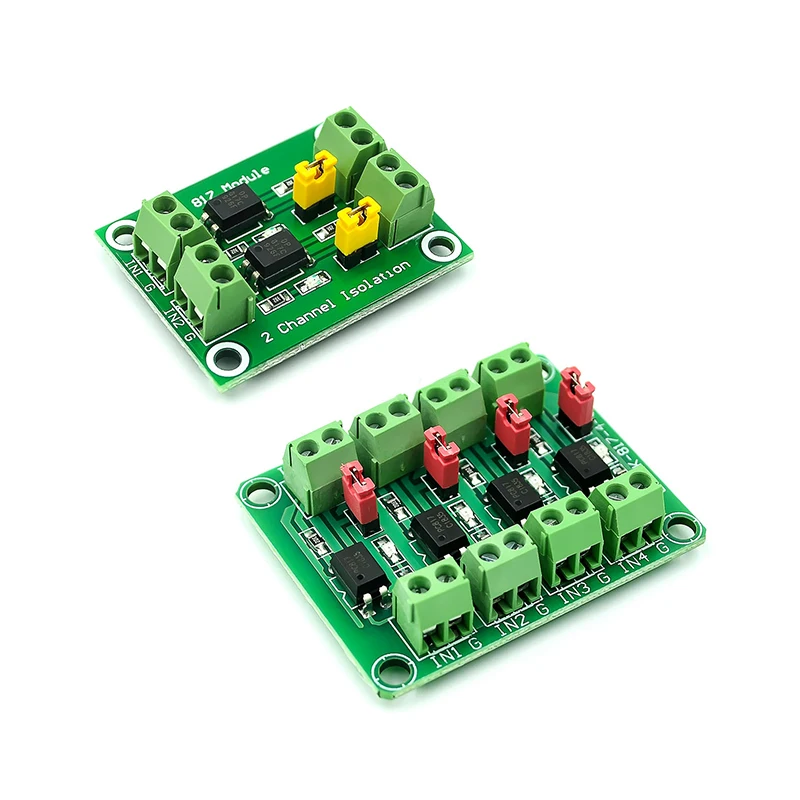PC817 4 канальная оптопара изоляционная плата преобразователь напряжения модуль