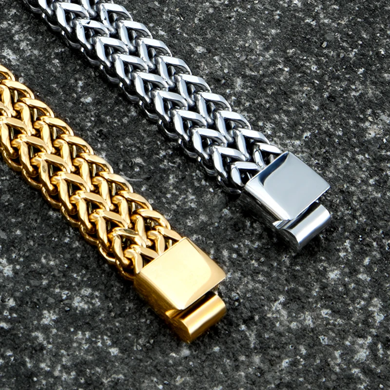 Мужской браслет из нержавеющей стали с гравировкой в виде Рун стиле хип-хоп тремя