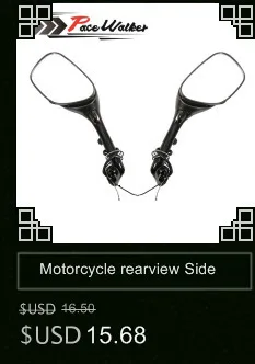 Мотоцикл черный " Круглый 7/8" Ручка Бар Конец Зеркала Кафе RACER BOBBER CLUBMAN