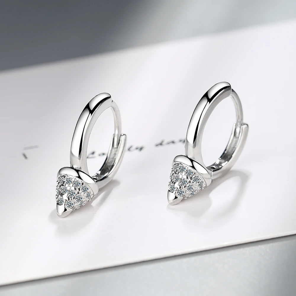 

Conical earrings geometric earrings women 925 sterling silver earrings for women