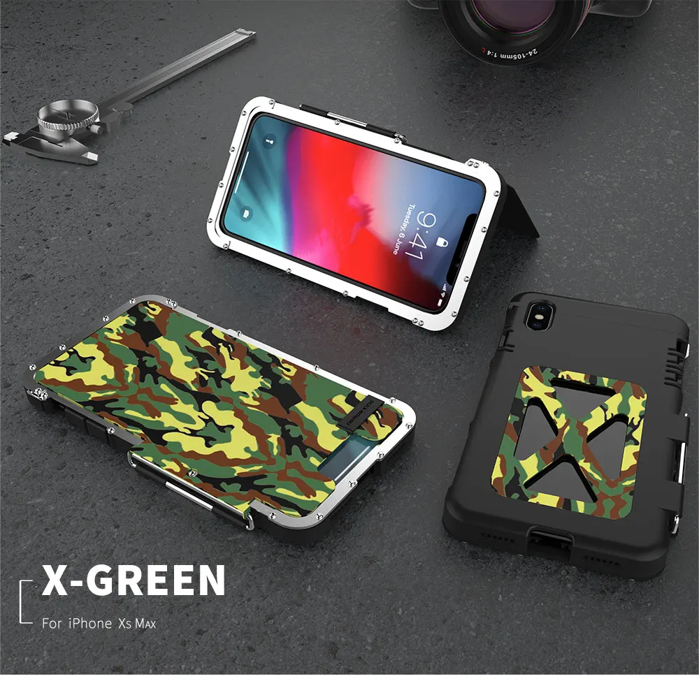 Камуфляжный металлический флип-чехол для телефона iphone 11, металлическая рамка, защита от падения, чехол для 11 pro max, противоударный