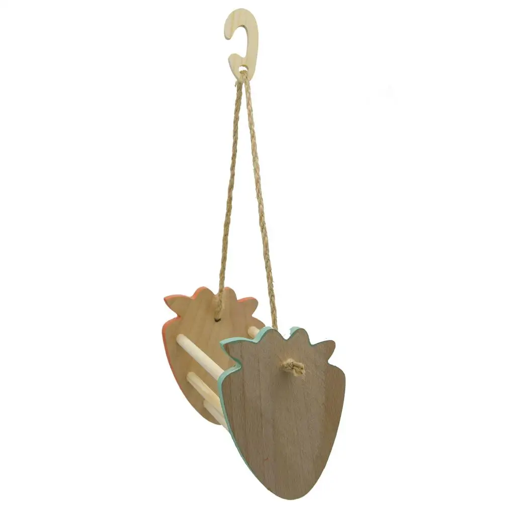 

Набор из 2 подвесных качелей для птиц, маленькая клетка для домашних животных, аксессуары для морской свиньи, птиц