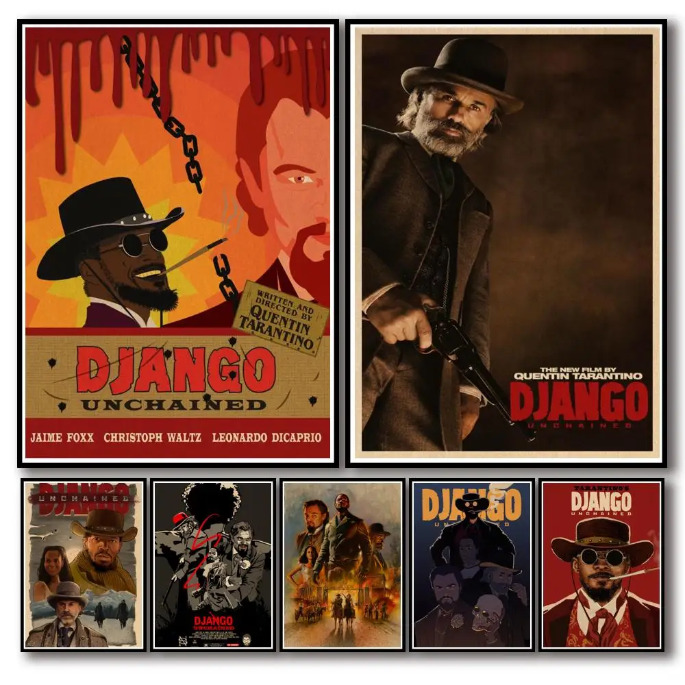 37 дизайнов картина Квентина дджанго развязанная искусственная живопись