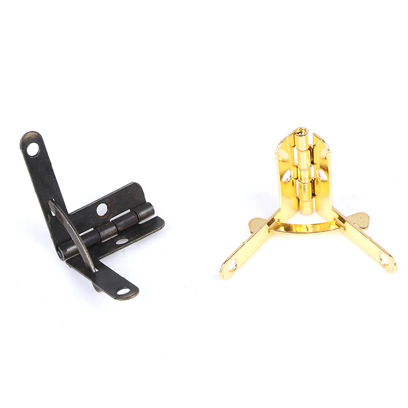

10pcs New 90 Degree 22*28MM Angle Wooden Box Supports Hinge For Wooden Jewelry Wine Case