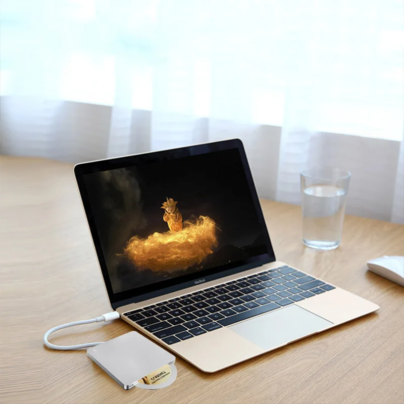 USB 3 0 DVD ROM Оптический привод внешний тонкий CD дисковый ридер для настольного ПК