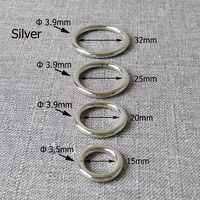 1 pcs strong plated metal o ring wheel ring belt buckle for dog pet harness luggage backpack diy sewing garment accessory