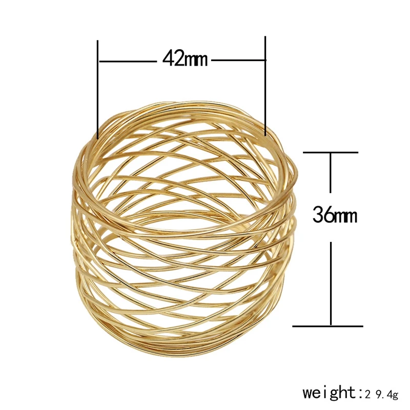 4 шт. кольца для салфеток из металлического сплава | Дом и сад