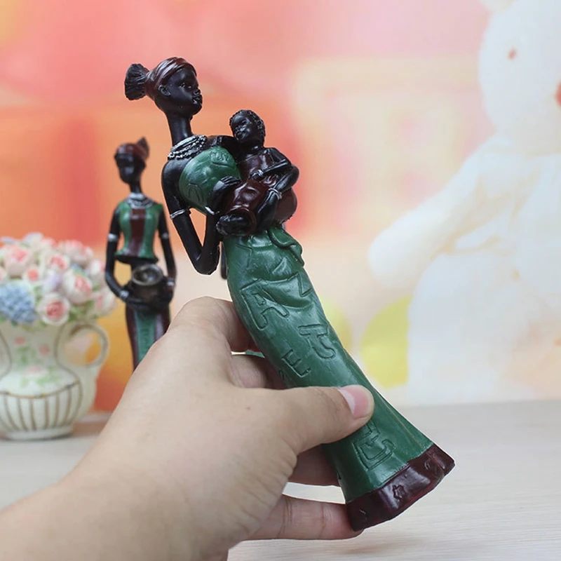 3 шт./компл. африканские куклы из смолы экзотические женские фигурки мебельные