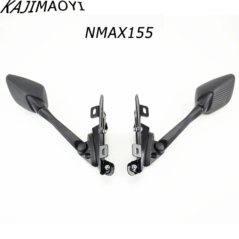 KAJIMAOYI Мотоцикл CNC NMAX кронштейн заднего вида для Yamaha NMAX155 150 15- боковые заднего вида держатель зеркала фиксированный стент держатель