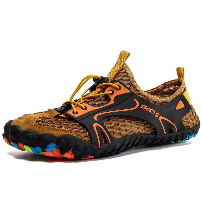 

Summer Men's Sandals Breathable Outdoor Sandals Men Sneakes Casual Shoes 2021 On-slip Men Beach Sandals Water shoes Plus Size47