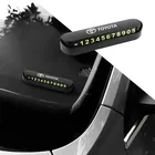 Автомобильный карточка с телефоном для временной парковки номер карты пластина Стикеры для Toyota camry chr corolla rav4 yaris prius аксессуары