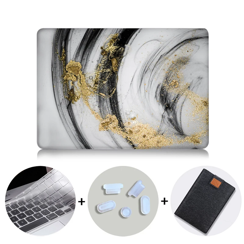 MB12 MTT мраморный чехол для Macbook Air Pro retina 11 12 13 15 16 дюймов, чехол для ноутбука mac book Pro 13,3 15,4 с сенсорной панелью - Цвет: MB12