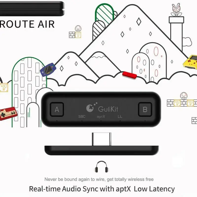 Оригинальные мини беспроводные наушники аудио передатчик Bluetooth адаптер USB Type-C